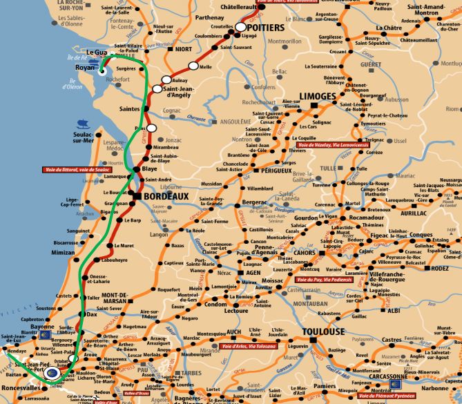 Carte marche solidaire Hendaye Royan France Alzheimer Charente Maritime