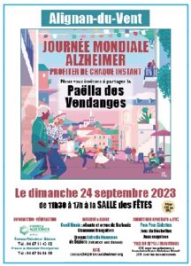 Affiche Paella des Vendanges