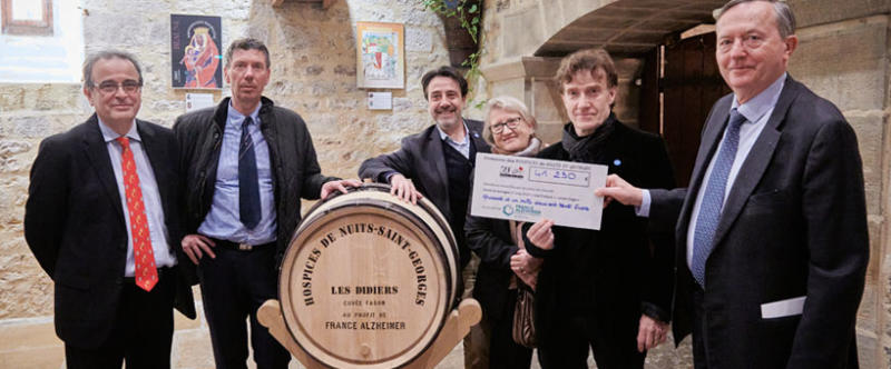 41.230 euros collectés grâce à la vente de vins des Hospices de Nuits-Saint-Georges