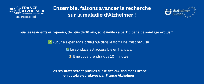 Ensemble, faisons avancer la recherche sur la maladie d’Alzheimer et les maladies apparentées !