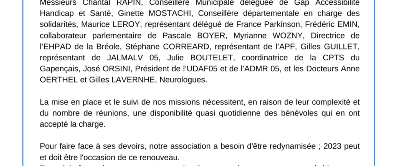 Lettre d&rsquo;information n°3
