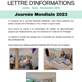 Lettre d&rsquo;information n°3
