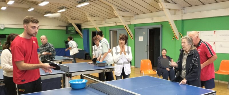 Journée mondiale Alzheimer en Ariège : découverte du Tennis de table avec le Club fuxéen de Ping Pong
