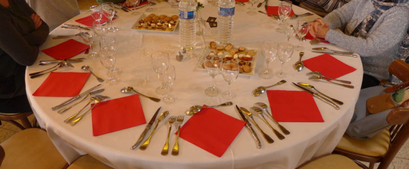 Repas de convivialité avec les familles du 12 décembre 2019