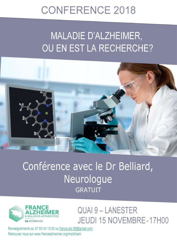 Conférence « Maladie d&rsquo;Alzheimer : où en est la recherche ? »