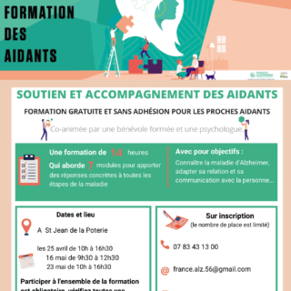 Formation des aidants Saint Avé