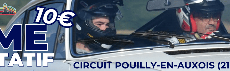 🏁​ Baptême de piste caritatif au profit de France Alzheimer Côte d’Or, Baptême de piste caritatif au profit de France Alzheimer Côte d’Or !