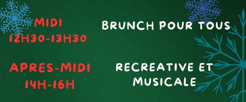 brunch de noël jeudi 12 décembre