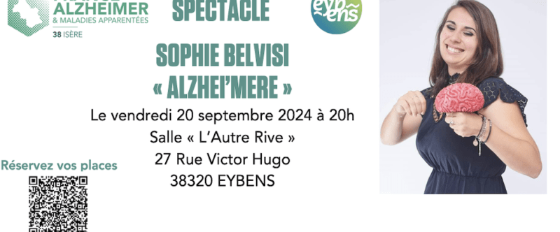 Journée Mondiale 2024 – Spectacle « Alzhei&rsquo;Mère » Sophie Belvisi